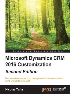 cover image of Microsoft Dynamics CRM 2016 Customization